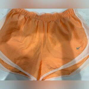 Nike Women's Vibrant Orange Athletic Shorts